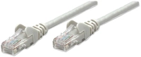 INTELLINET Patchkabel RJ45 U/UTP Cat5e 7.5m Hebelschutz grau