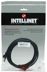 INTELLINET Patchkabel RJ45 U/UTP Cat5e 5.0m Hebelschutz schw