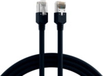 RJ45 Patchkabel Cat.5e F/UTP LSZH, Draka UC300 TM11 schwarz 1m