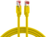 RJ45 Patchkabel Cat.6A S/FTP LSZH, Draka UC900 TM21 gelb 30m