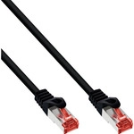 InLine&reg; Patchkabel, S/FTP (PiMf), Cat.6, halogenfrei, Kupfer, schwarz, 1,5m