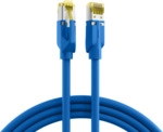 RJ45 Patchkabel Cat.6A S/FTP LSZH, Draka UC900 TM31 blau 0,5m