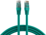 RJ45 Patchkabel Cat.5e U/UTP PVC, CCA gr&uuml;n 0,5m