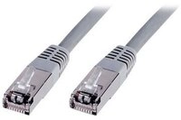 DIGITUS Patchkabel Cat5e SF/UTP Ste. RJ45 0,50m grau Polybeutel