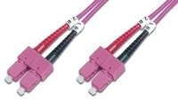 DIGITUS LWL Patchkabel SC -> SC 1.00m Multimode Duplex OM4