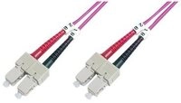 DIGITUS LWL Patchkabel SC -> SC 3.00m Multimode Duplex OM4
