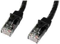 STARTECH 1 m Black Snagless Cat6 UTP