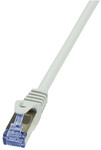 Logilink Patch Cable Cat.6A S/FTP grey 1,50m, PrimeLine
