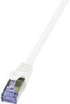 Logilink Patchkabel CAT6A S/FTP AWG26 PIMF 3,00m wei&szlig;