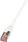 Logilink Patchkabel CAT6 S/FTP AWG27 PIMF 0,25m wei&szlig;