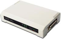 DIGITUS USB & Parallel Print Server, 3-Port 2x USB A, 1x DB-