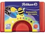 Pelikan Wachsmalstifte 665/8WF Rund wasserf. 8er Box