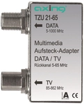 AXING Aufsteckadapter TZU 21-65 Multimedia R&uuml;ckkanal 5-65MHz