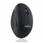 Perixx PERIMICE-719, kleine ergonomische Maus, Rechtsh&auml;nder, schnurlos, schwarz