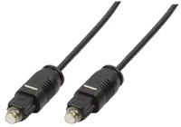 Logilink Audiokabel 1x Toslink -> 1x Toslink St/St 0.50m bk