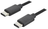 DIGITUS USB 2.0 Anschlusskabel Typ C -C St/St 1.8m, sw