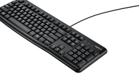 Logitech K120 Corded Keyboard Tastatur B&uuml;ro USB QWERTY US International Schwarz