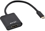 InLine&reg; USB Display Konverter, USB-C Stecker zu HDMI Buchse 4K/60Hz, schwarz
