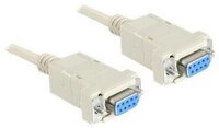 DELOCK Nullmodemkabel D-Sub9 -> D-Sub9 Bu/Bu 1.80m