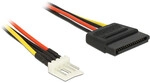 DeLOCK 0.4m SATA 15p / 4p