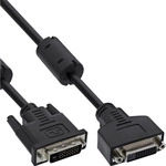 InLine&reg; DVI-D Verl&auml;ngerung, Dual Link 24+1 ST auf 24+1 BU, 2 Ferrite, 2m