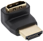 InLine&reg; HDMI Adapter, Stecker / Buchse, gewinkelt oben, vergoldete Kontakte 4K2K