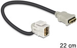 DeLOCK HDMI - HDMI, 0.22m HDMI cable
