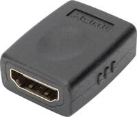DIGITUS HDMI Adapter 4K, 3D f&auml;hig, Ethernet, schwarz