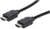 MANHATTAN HDMI-Kabel Ethernet A -> A St/St 1.00m ARC 30 AWG