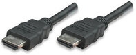 MANHATTAN HDMI-Kabel Ethernet A -> A St/St 2.00m ARC 28 AWG