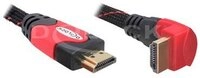 DELOCK HDMI Kabel Ethernet A -> A St/St 1.00m 90&deg; unten 4