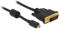DELOCK HDMI Kabel HDMI micro D -> DVI(24+1) St/St 2.00m