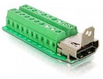 DeLOCK Adapter HDMI female > Terminal Block 20pin