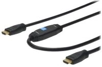 DIGITUS HDMI Anschlusskabel Ethernet,Verst&auml;rker,20m,schwarz