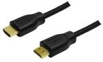 Logilink HDMI-Kabel Ethernet A -> A St/St 3.00m sw