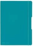 Herlitz Notizheft my.book flex A4 PP 2x 40Bl. kar/lin t&uuml;rkis
