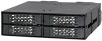 Backplane IcyDock 4x6,3cm SATAI-III in 1x5,25" HDD/SSD sw
