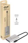 Club3D Adapter Thunderbolt 3 > 2x HDMI 4K@60Hz aktiv St/Bu retail