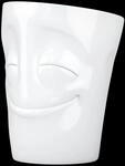 FIFTYEIGHT Henkelbecher 350ml - Vergn&uuml;gt wei&szlig;