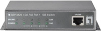 1-Port Gigabit Ethernet +, 4-Port PoE Desktop PSE Switch