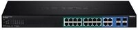 TRENDnet Switch 16-Port Gbit PoE+ Web Smart 185W 2xSFP 19"