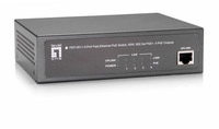 5-Port Fast Ethernet PoE+ Switch, 4x FE, PoE+ (65W)