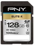 PNY Memory Card 128 GB SDHC SD ELITE X
