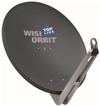 WISI Sat-Offsetantenne 85cm OA85H Aluminium graphitgrau
