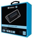 SANDBERG USB 3.0 Hub 7 ports