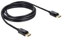 DELOCK Kabel Displayport St-St. Gold 3m