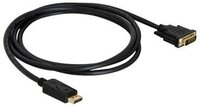 DELOCK Kabel Displayport>DVI24+1St/St 1m
