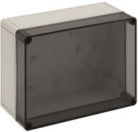 SPELS TK-Geh&auml;use IP66 PS2518-11-TO Deckel Transp.254x180x111 O.Pg-V.