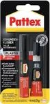 Pattex Sekundenkleber Plastix, 2 Komponentenkleber 4ml/2g