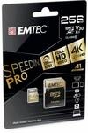 Emtec mSD 256GB UHS-I U3 V30 A1 SpeedIN Pro + Adapter